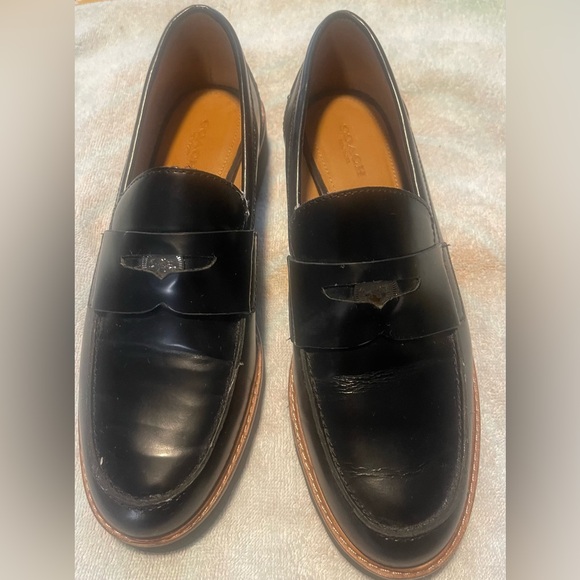 COACH Penny Loafers sz 8 - Picture 1 of 2